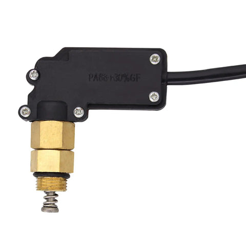 Automatic Water Pressure Sensing Switch For Car Washers, Easy Install Start Stop Sensor, Compatible With 280 And 380 Models, Portable Washer Accessory Replacement, Durable High Pressure Water Line Switch, black plastic brass fitting