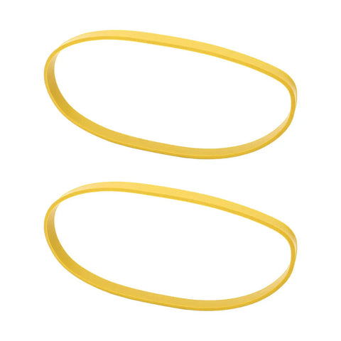 2 Pack 0.49 x 0.12 In Non Slip Wear Resistant Yellow Rubber Band Saw Tires For 8 Inch Woodworking Bandsaw Wheels Replacement Tires