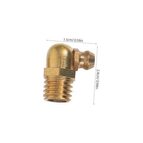 Grease Fitting Assortment Kit With Angled Nozzles For Cars Trucks Bikes And Industrial Use High Pressure Grease Nipple Nozzle