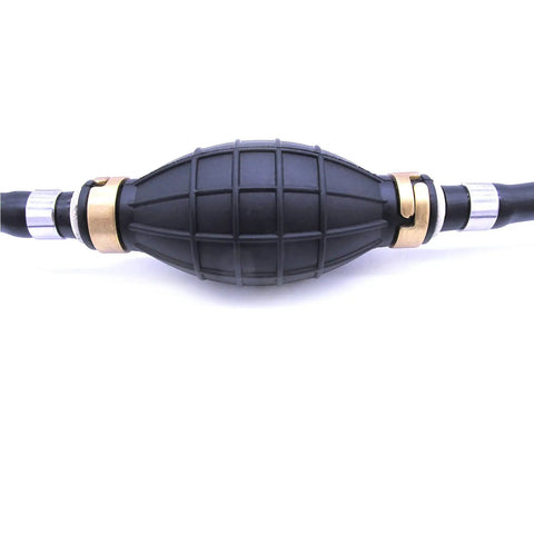 Outboard Engine Fuel Hose Assembly Kit With 10 Ft Length, 13 Mm Tank Side ID And 11 Mm Engine Side ID, Includes Female Fuel Connectors, Clip, Squeeze Pump, And Couplers For DT DF 8HP Through 65HP Outboard Motors