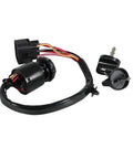 Tough As Nails Motorcycle Ignition Key Switch Lock Kit Works With 2009 To 2025 Models With Super Easy Install And Reliable Engine Start Control For Cruisers And ATVs Securing Your Ride And Running Smooth Without Issues Ever Again Now, black wired switch
