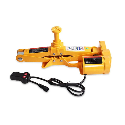 No Sweat Electric Trailer Jack With Wireless Remote, Portable 2.5 Ton Car Lifter for tire swaps with control switch.