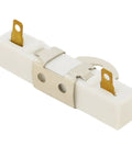 .6 Ohm Electrical Resistor Swaps Right In Compatible With Ford 2N 8N 9N Tractors, white ceramic body and metal terminals.