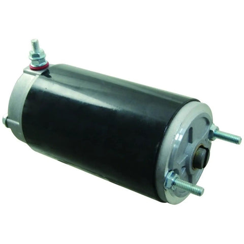 Snow Plow Motor Replacement 12V CCW For Meyer E47 Electro Touch 3 showing end bolts and connections