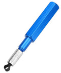 Floor Welding Electrode Leveler Tool With Three Blades, PVC Skiving Knife, Aluminum Alloy Body, Ergonomic Comfort Grip, Blue handle
