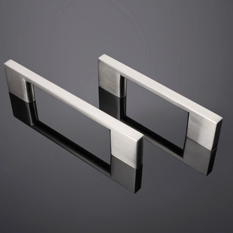 10 Pack 5 Inch Brushed Satin Nickel Cabinet Pulls Zinc Alloy Drawer Handles Solid Hardware For Cabinets and Furniture