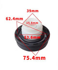Locking Gas Cap For Smart 1 SUV 2023 2024 Plus Anti Theft Security, Heavy Duty Fuel Cap Replacement With Precision Lock Cylinder And Spare Keys For Total Fuel Security And Peace of Mind, black and white cap dimensions