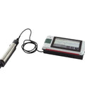 Badass Industrial Digital Surface Roughness Tester Gauge For Machinists Check Nitty Gritty Finish Quality Compact Handheld Metalworking Measurement Tool with display and probe.