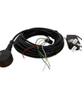 Ultrasonic Fuel Level Sensor Non Contact Gauge for cars trucks motorcycles and boats detects diesel gasoline water in any tank material metal aluminum stainless steel plastic 100cm range AI signal filtering no drill holes needed.