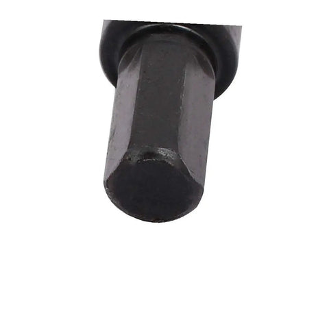 Close-up of hex wrench from 26mm Hole Saw Kit With 69mm Overall Length, Pro Grade HSS Spring Loaded Twist Drill Bits, Includes Two Hole Saws
