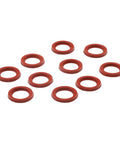 10 Pack Silicone Coffee Machine Seals for Espresso Makers Replacement Gaskets That Stop Leaks and Withstand High Heat Fits AEG Krups Siemens Melitta Miele and More Durable Easy Install Pro Grade Seal Kit, red silicone seals
