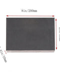 Go-To High Purity Graphite Block Ingot For EDM Milling And Electrodes, 8 By 2 By 0.4 Inch Plate Blank, 99.9 Percent Purity