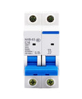 Built Tough 2 Pole Mini Circuit Breaker 230 400V With Live Leak Tracking And Instant Cut Off Switch for AC lines and panels.