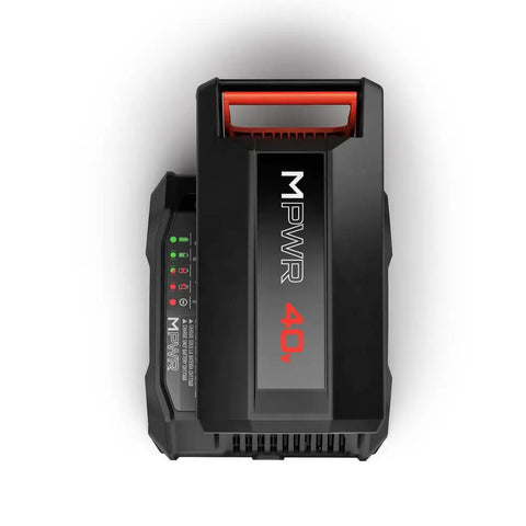 40V Charger For Hoover Commercial CH07150 Fast Charge Dock with LED Status, black design, top view, portable, wall mountable.
