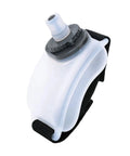 Hands Free Wrist Water Bottle For Running And Cycling With Secure Strap, No Sweat Leakproof Design, Silicone Grip, Black Strap