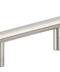 Four And One Quarter Inch Center To Center Brushed Nickel Cabinet And Drawer Bar Pull Handle for kitchen and bath cabinets.