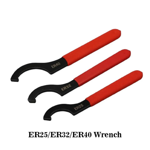Hardcore Er25 Collet Wrench With Sweet Anti Slip Handle For Cnc Milling And Lathes Rock Solid Carbon Steel Chuck Spanner That Powers Through Tasks Without Breaking A Sweat