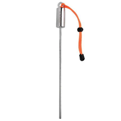 Diving Pointer Stainless Steel Underwater Tickler And Noise Maker With Lanyard For Scuba Diving Built In Measuring Scale