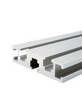 1560T Aluminum Extrusion Frame Silver Anodized 15x60mm Linear Guide Profile For Industrial Fence Equipment Framework Stand Edge 650mm