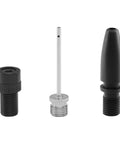 Three inflator tips for 18V One Plus Cordless Tire And Ball Inflator With Mini Compressor 11 Bar Max Fast Inflation.