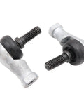 Heavy Duty Spherical Rod End Bearings Six Millimeter Ball Joint Rod Ends With Reinforced Rubber Seals, metal and rubber construction.