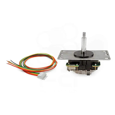 JLF-TP 8YT Style Arcade Joystick Red Ball Top for 4 Way to 8 Way Adjustments Jamma Cabinet Compatible Tournament Ready base unit with wiring