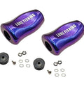 Upgrade Your Water Drop Reel With This Super Lightweight Abs Fishing Handle Grip Knob For Smooth Casting And Effortless Retrieval That Fits Most Carbon Fiber Rocker Handles Perfectly Made For Serious Anglers Who Want A Pro Feel Without The Bulk., purple ABS fishing handle grip knob with hardware, 9g, 15mm