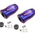 Super Upgrade Fishing Reel Knob Handle Grip Fit Water Drop Baitcasting With Ultra Lightweight Abs Design For Effortless Casting And Snag Free Retrieval 1 Pcs Silver purple ABS fishing reel knobs with hardware set