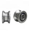 10 Pack Premium T22 Roller Bearings For Smooth Linear Motion In Machinery And Automation Projects. Heavy Duty Steel Tracks with low friction design, two steel roller bearings.