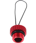 Red Diving Tank Valve Protector Cap With Threaded Plug For Scuba Tanks Dustproof Cord Adapter Cap And Air Gas Valve Cover
