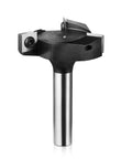 2.36 Inch Cutting Diameter 3 Wing Spoilboard Surfacing Router Bit, One Half Inch Shank, Carbide Insert Planer Bit For CNC Milling And Woodworking