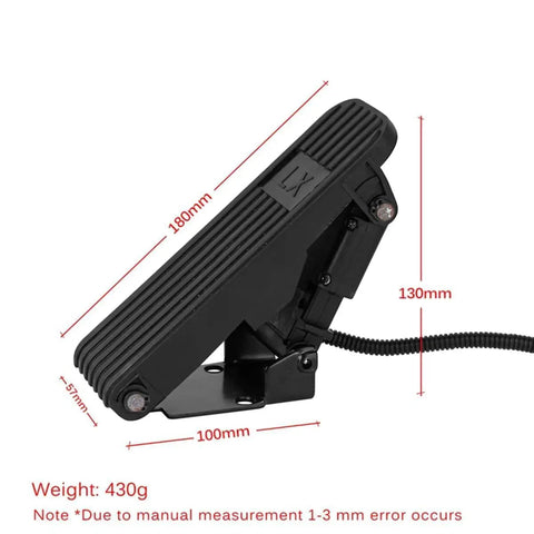 36V 1000W Brushless DC Mid Motor Kit pedal for go karts, e bikes and scooters, black aluminum design, side view with measurements