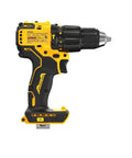 Heavy Duty 20 Volt Max Brushless Cordless Hammer Drill Driver With Rock Solid Build And Beast Mode Torque Tool side view.
