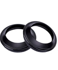 Motorcycle Front Fork Oil Seal Kit 41x53x8 10.5mm Two Piece Set Rubber Seals For Shock Absorbers Easy Install Dirt Resistant Fits All Bikes From Off Road To Street, two black seals