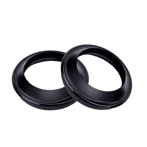 Motorcycle Front Fork Oil Seal Kit 41x53x8 10.5mm Two Piece Set Rubber Seals For Shock Absorbers Easy Install Dirt Resistant Fits All Bikes From Off Road To Street, two black seals