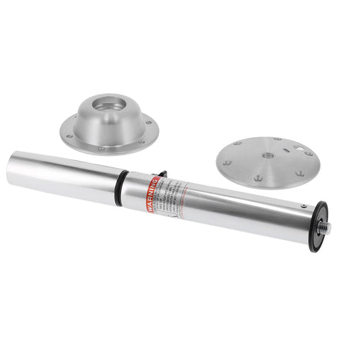 Height Adjustable Table Pedestal Legs Kit For RVs And Yachts Retractable Workbench Base Aluminum Silver 22 To 28 Inches components
