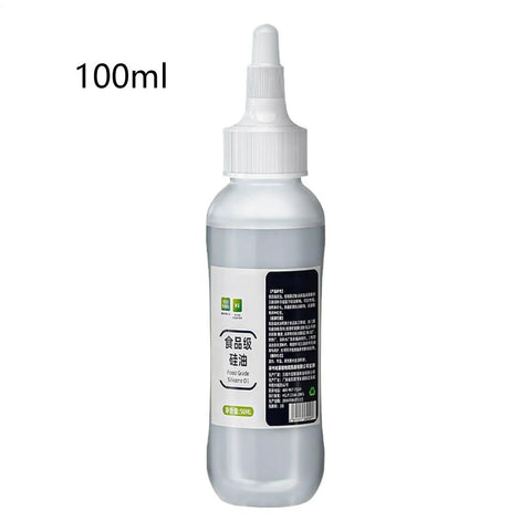 100ml bottle of Pro Grade High Temp Silicone Oil Lubricant For Food Processing Equipment And Conveyors Waterproof And Rust Resistant