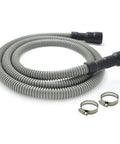 Dishwasher Drain Hose 6 Ft Flexible Discharge With Stainless Steel Clamps Easy Trim To Fit Five Eighths Three Quarters Or One Inch Ends