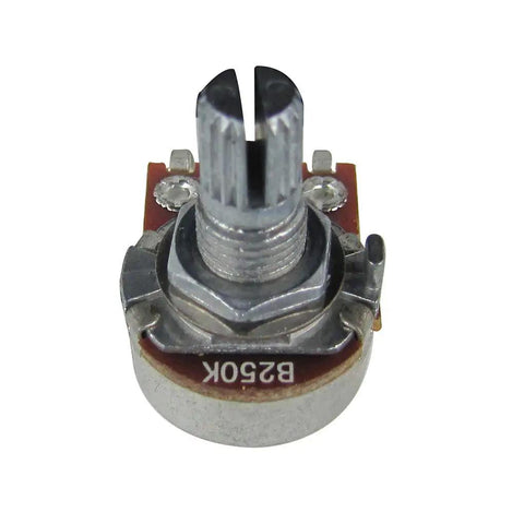 Beefy 4 Pack B250K Guitar Potentiometers With Knurled Split Shaft Linear Taper 250K Ohm 15mm Shaft Bayonet Mount Perfect For Volume Or Tone