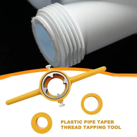 Top Rated PPR Pipe Thread Repair Kit With Step Drill Bits For Quick Water Line Fixes And NPT Standard Threading Tools 20 25 32 Mm Set, plastic pipe tapper threading tool and white threaded pipe