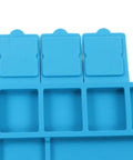 Heat Resistant Silicone Soldering Mat With Anti Static Magnetic Repair Station close-up of blue slot compartments