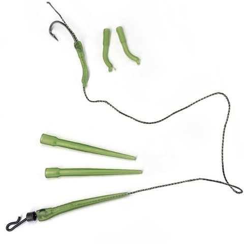 120 Pcs Carp Fishing Tackle Kit With Quick Change Swivels Safety Lead Clips Anti Tangle Sleeves Tail Rubber Tubes And Speed Links In Handy Assortment Box