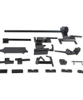 Heavy Duty Sharpening System For 8 Inch Grinders Complete Kit With Quad Jig And Setup Blocks Dual Quick Mount Bases components layout