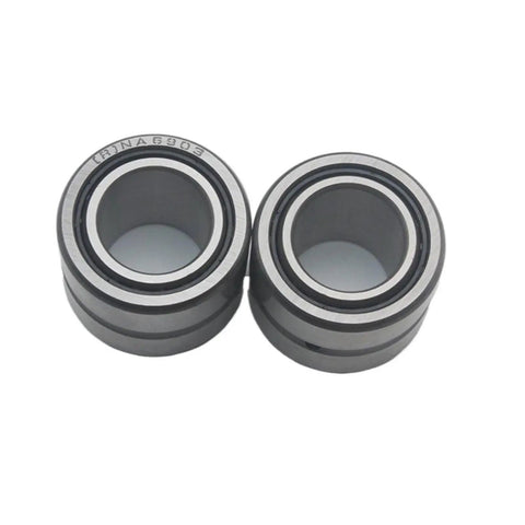 Tough As Nails 2 Pack Needle Roller Bearings With Inner Ring NA6908 40x62x40mm front view of heavy-duty precision components