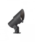 12V Landscape Accent Light With Adjustable Beam And Integrated Brightness Control Built Tough As Nails, compact black finish