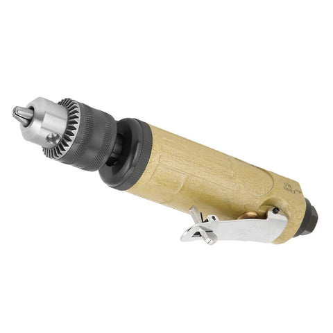 This Badass 3/8 Inch Straight Air Power Drill Hits 22000 RPM For Lightning Fast Drilling, Tapping And Grinding. Super lightweight pneumatic tool.