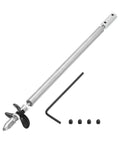 RC Boat Drive Shaft Kit With 200mm Shaft, 25mm Sleeve, 36mm Propeller Trio And Coupling Joint For 4mm Motor Shafts Durable DIY Propulsion Assembly For Fast Smooth Boat And Submarine Builds, stainless steel parts