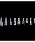 Ultimate 180 Pcs Insulated Male Female Wire Connector Kit With Crimp Terminals And Spade Connectors Featuring Easy Install Assorted Sizes For All Your Auto Electrical DIY Projects And Repairs. assorted insulated crimp terminals with clear sleeves