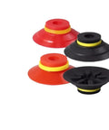 Heavy Duty Manipulator Vacuum Chuck F15 To F50 Grass Green For Industrial Pneumatic Fittings Suction Cup Handle with red and black suction cups.