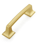 Gold Cabinet Handles 10 Pack 7 and a Half Inch Hole Center Drawer Pulls Dope Modern Bar Style Zinc Alloy Rustproof Kitchen Bath Bedroom